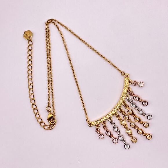 TCS Touchstone Crystal by Swarovski Multiplex Necklace Retired NWOT $109 Retail - Picture 2 of 5